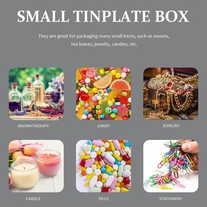 2026 Factory Wholesale Custom Surgical Mask Metal Packaging Box Candy <b>Biscuit</b> Cans - Product Image 5