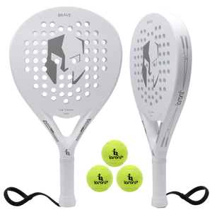 Ianonyi Vợt Tennis Bãi Biển Sợi Carbon Vợt Tennis Mềm Eva - Product Image 3