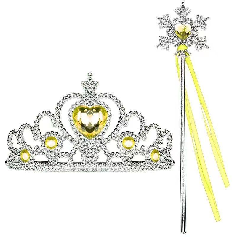 Couronne, baguette magique