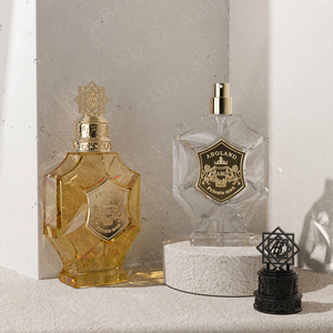 Botella de Perfume Clásica Rectangular, Botella de Perfume Vacía Personalizada con Tapa - Product Image 1