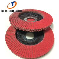 Disques à lamelles en céramique de qualité supérieure Dongtai Abrasive Tools, grain P40-P320, support en fibre de verre, meules pour le meulage du métal, OEM ODM OBM