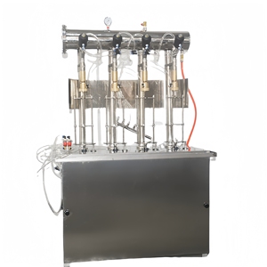 Machine de remplissage semi-automatique de boissons gazeuses <span class=keywords><strong>à</strong></span> <span class=keywords><strong>pression</strong></span> pneumatique pour vin, bière, soda, avec mélange de CO2 - Product Image 4
