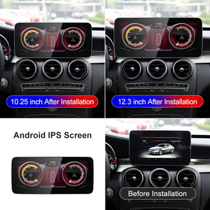 วิทยุติดรถยนต์ HFMidia Qualcomm Snapdragon 665 หน้าจอ 12.3 นิ้ว ระบบ Android 16 พร้อม GPS สำหรับรถยนต์ Mercedes Benz C Class W205 S205 NAVI - Product Image 3