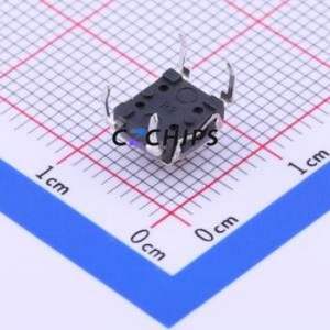 KSA0M332LFT Tactile Switch Through hole Component (THT) Switch Single Pole Single Throw Round Button Through Hole 7.4mm - Product Image 2