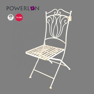 Classico Anti Ruggine Pieghevole In Ferro Battuto Patio Set <span class=keywords><strong>E</strong></span> Bistro Set Come Mobili <span class=keywords><strong>Da</strong></span> <span class=keywords><strong>Giardino</strong></span> <span class=keywords><strong>Sedie</strong></span> <span class=keywords><strong>Da</strong></span> <span class=keywords><strong>Giardino</strong></span> - Product Image 5