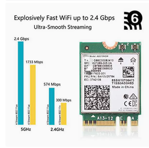 Módulo WiFi Tri-Banda BE200 M2 de 8774 Mbps con Gigabit 5G 6E 5.4 para Bluetooth AX210, Tarjeta de Red Integrada 6E de 7 GHz - Product Image 3