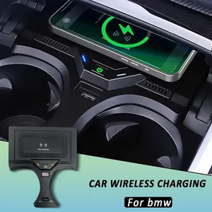<span class=keywords><strong>Cargador</strong></span> Inalámbrico Rápido para Teléfono de Coche para BMW G20 G21 G22 G28 Serie 3 4 2020-2024 con Accesorios de Llave de Tarjeta NFC para LHD - Product Image 5