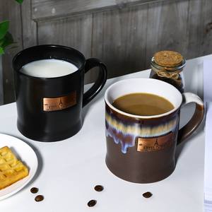 Simple <span class=keywords><strong>Paris</strong></span> Tower métal cuivre tasse en céramique tasses à café européennes porcelaine grande capacité bureau maison - Product Image 2