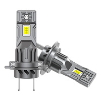 Ampoules LED Blanches 6000K à Branchement Direct, Design Mini 1:1, H1 H3 9005 9006 880 881 H11 H7 H4, Phares LED pour Voiture