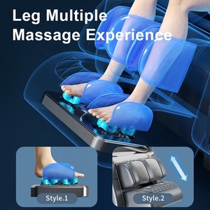 Bán buôn cadeira de massagem tự động Shiatsu âm nhạc ghế bành OEM ODM bán chạy nhất ghế massage không trọng lực 4D - Product Image 4