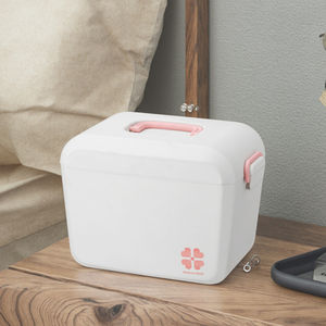 Boîte de premiers secours anti-poussière Organisateur domestique multi-usage pour le stockage des médicaments et des jouets - Product Image 3