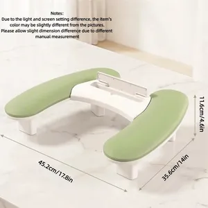 Detachable Manicure <b>Hand</b> Rest Multifunctional Easy Clean <b>Nail</b> Arm Rest Adjustable Height Anti-slip Manicure Wrist Pillow - Product Image 6