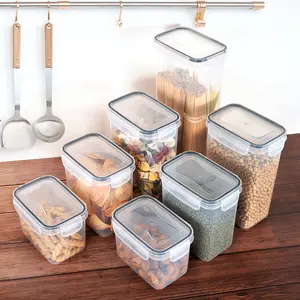 Hot bán luckle kín lưu trữ Stackable PP chất liệu chống ẩm an toàn thực phẩm lưu trữ Organizer