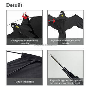 <span class=keywords><strong>Cerf</strong></span>-<span class=keywords><strong>volant</strong></span> multifonctionnel Flying Falcon, répulsif pour oiseaux, avec perche télescopique de 4 m et piquet - Product Image 4