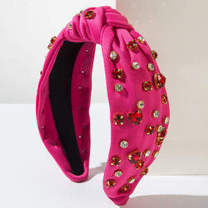 إكسسوارات شعر على الطراز الكوري الجديد في عيد الحب موضة الأظافر الماسية الحب الزجاج دبوس شعر حلو الماس عصابة رأس ماسية - Product Image 4