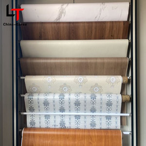 فيلم <span class=keywords><strong>PVC</strong></span> LT أبيض بتصميم رخامي مذهب، رقائق ختم حراري للألواح الجدارية، أبواب WPC، ألواح UV، فيلم زخرفي للأثاث بلمعان عالٍ - Product Image 5