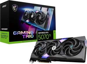 Novo para placa gráfica GeForce RTX 5070 Ti 16GB GDDR7 Gaming Trio OC Plus (28 GB/s 256-bit TRI FROZR <span class=keywords><strong>4</strong></span> 3 X STORMFORCE Fans) <span class=keywords><strong>PCI</strong></span> - Product Image 2
