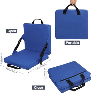 Outdoor Portable Folding <b>Cushion</b> Multifunctional Stadium <b>Seat</b> Portable Chair Backrest Moisture-proof <b>Pad</b> Thickened. - Product Image 5