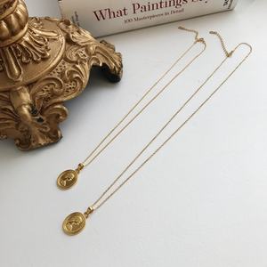 Collier pendentif en argent sterling 925 rhodié avec zircon, tendance, motif en relief tridimensionnel, style coréen - Product Image 4