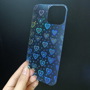 <span class=keywords><strong>Tarjeta</strong></span> Decorativa Transparente para Carcasas de <span class=keywords><strong>iPhone</strong></span>, con Espejo y Fondo Transparente, Adhesivo Decorativo para la Parte Trasera del Teléfono - Product Image 1