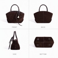 Sacs à main vintage en daim et cuir véritable pour femmes, sacs de luxe de créateur à porter sous le bras, petits sacs bandoulière et cabas, vente en gros