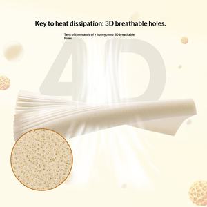 Oreiller cervical de qualité <span class=keywords><strong>alimentaire</strong></span>, protection de la colonne vertébrale, 100% coton, ergonomique, doux, anti-déviation, hypoallergénique pour enfants - Product Image 4