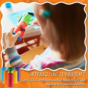 Paquete de 200 Tubos de Cartón para Rollos de <span class=keywords><strong>Papel</strong></span> Higiénico, Rollos de <span class=keywords><strong>Papel</strong></span> Gruesos y Resistentes para <span class=keywords><strong>Manualidades</strong></span> Infantiles, Proyectos de Arte, Decoración Navideña - Product Image 4