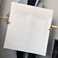 Panneau mural en mousse 3D avec motif de briques, design moderne, imperméable, à coller, pour la décoration de la chambre
