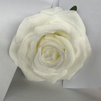 Têtes de roses artificielles en gros, 9 cm, pour bricolage, fleurs en soie artificielle, ornements d'arche de mariage, fleurs décoratives, photographie en extérieur