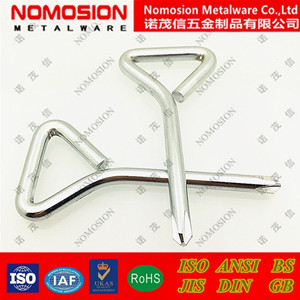 ไขควงหัวสามเหลี่ยม M5x35 มม. เหล็กชุบโครเมียม เครื่องมือ DIY สำหรับฮาร์ดแวร์เฟอร์นิเจอร์ - Product Image 2