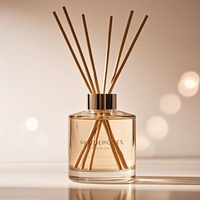 Coffrets de diffuseurs à bâtonnets sans flamme 100 % personnalisables – Coffret de 3 diffuseurs à bâtonnets Bellevue avec flacon de parfum – Cadeau pour la maison – Parfum d'ambiance