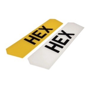 <span class=keywords><strong>Placa</strong></span> <span class=keywords><strong>de</strong></span> Matrícula Hexagonal Personalizada Estilo Reino Unido, Acabado Cromado Acrílico 4D, <span class=keywords><strong>Placa</strong></span> <span class=keywords><strong>de</strong></span> Exhibición para Automóvil, 52x11cm, Grosor <span class=keywords><strong>de</strong></span> 1-1.5mm, OEM - Product Image 2