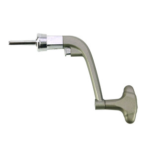 Poignée de manivelle de moulinet de pêche semi-métallique en alliage d'aluminium, accessoires universels pour canne à pêche en mer - Product Image 1