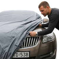 Housse de voiture en PVC 210 g/m² personnalisable, imperméable, disponible en toutes saisons, anti-poussière, anti-taches