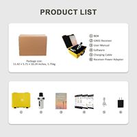 Receptor GNSS RTK Ligero SMA25R con Software Android 0-60 °   Instrumento de Topografía de Precisión con Bajo Consumo de Energía y Función de Inclinación