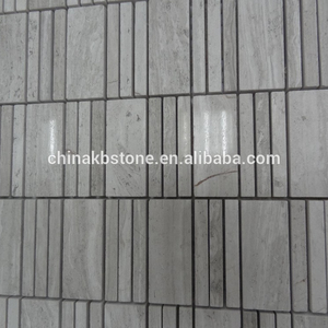 M032 Wooden Gray mosaic <strong>tile</strong> patterns <strong>mirrored</strong> <strong>tiles</strong> bath <strong>tiles</strong> - Product Image 3
