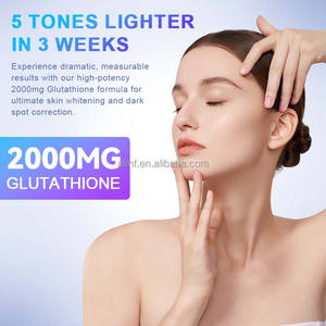 Hizmet başına 2000MG 120 Vegan kapsül karanlık noktalar hiperpigmentasyon bakım cilt aydınlatma cilt beyazlatma glutatyon kapsül - Product Image 2