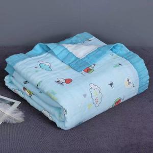 <span class=keywords><strong>Couverture</strong></span> en gaze de bambou, 4 ou 6 couches, pour bébé, 200g - Product Image 5