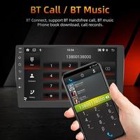 Lecteur multimédia MP5 portable pour voiture avec écran IPS HD de 9 pouces, amplificateur, CarPlay sans fil pour la navigation GPS, autoradio, audio et vidéo