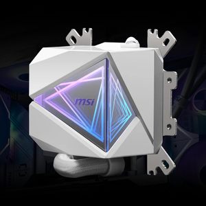Refroidisseur liquide pour processeur <span class=keywords><strong>MSI</strong></span> M a G CoreLiquid I360 Blanc - AIO ARGB - Design miroir infini - Support UNI - Radiateur 360 mm - Product Image 6