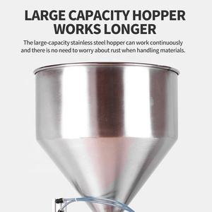 Machine de remplissage pneumatique à grande vitesse pour liquides, pâtes et liquides en vrac (beurre de cacahuète, lait, boissons, pâte de tomate) en sachets plastiques - Product Image 5