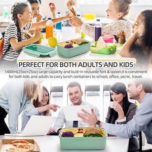 Boîte à lunch <span class=keywords><strong>bento</strong></span> <span class=keywords><strong>Amazon</strong></span> Best Seller pour adultes et enfants, durable, étanche, pour les repas en déplacement, sans BPA, boîte à lunch <span class=keywords><strong>bento</strong></span> pour enfants - Product Image 6