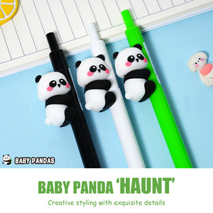 Cute Design Silicone Ball <b>Pen</b> Manufacturer Wholesale Student Rabbit Push Type Writing <b>Pen</b> - Product Image 2