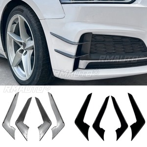 สปอยเลอร์กันชนหน้าทรงใบมีด สำหรับ Audi A5 S5 F5 Sline ปี 2017-2020 อุปกรณ์ตกแต่งรถยนต์ - Product Image 2