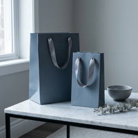 Grands sacs en papier brun avec poignées, sacs en papier kraft noir carrés de marque pour le pain, sacs cadeaux d'art, emballages en papier, petits sacs personnalisés