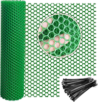 Clôture en treillis métallique en plastique de 16in x 10Ft Grillage de poulet en plastique pour volaille, chiens, lapin, prix de barrière de serpent