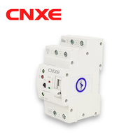 Interrupteur de transfert automatique monophasé CNXE CXQ1-80SE 4P 80A type PC ATS 8kA AC230V 50/60Hz type rail DIN solaire photovoltaïque résidentiel
