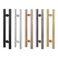 Poignée de porte en acier inoxydable robuste pour hôtel, projet commercial, quincaillerie