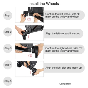 Maleta con Ruedas Relavel para Cosméticos, con 2 Ruedas Grandes, Apta para Transportar Estuches de Maquillaje Extra Grandes - Product Image 4