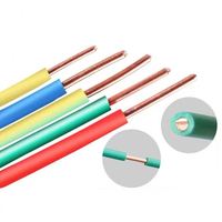 Câble électrique monobrin en cuivre BV isolé PVC, câble électrique industriel pour le câblage des bâtiments, 1,5 mm, 2,5 mm, 4 mm, IP65